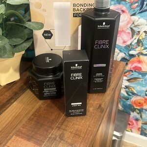 Schwarzkopf Fibre Clinix shampoo, conditioner bonding oil kit